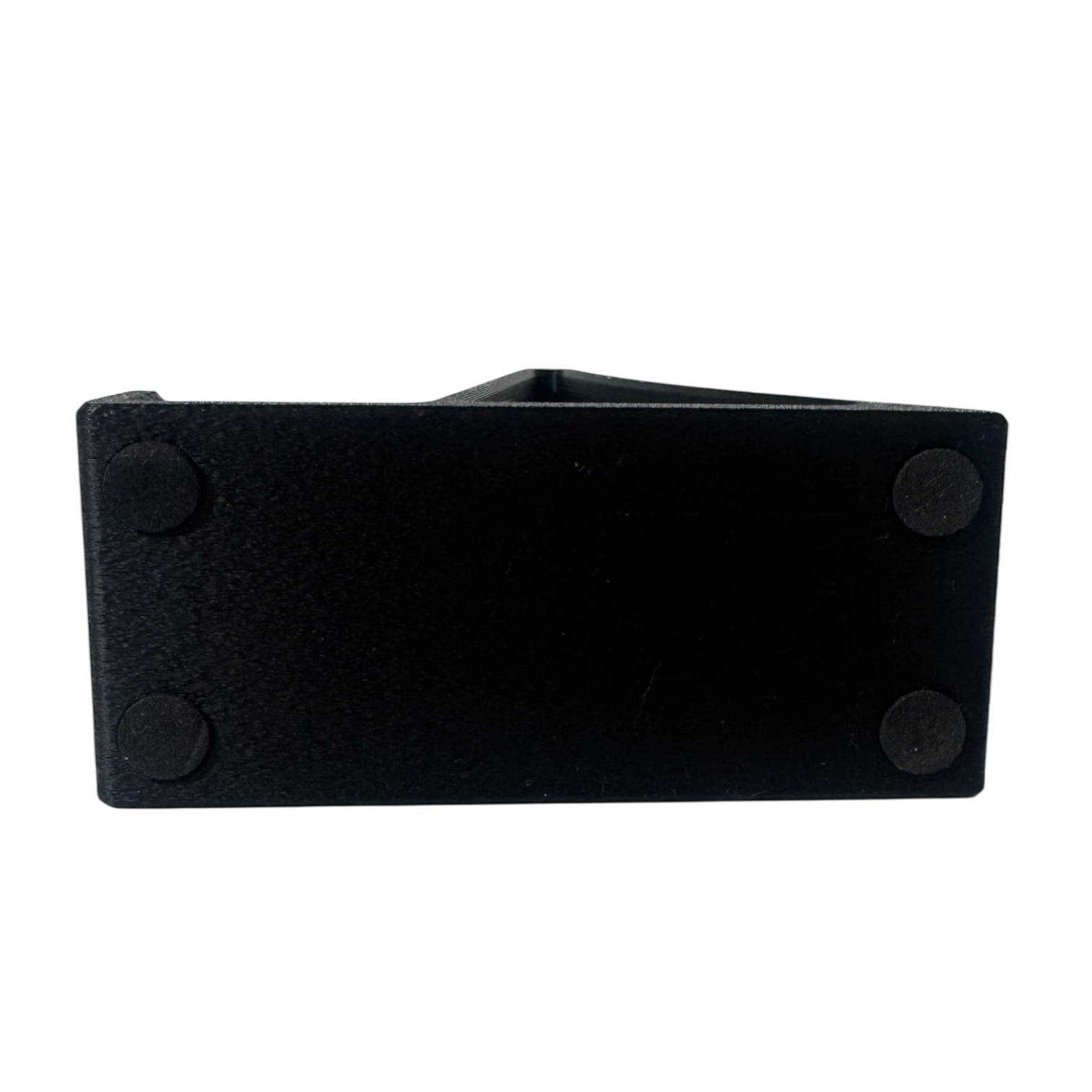 Base of black display stand for framed wall art