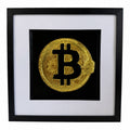 Bitcoin 3D Wall Art | Framed Crypto Gift | UK