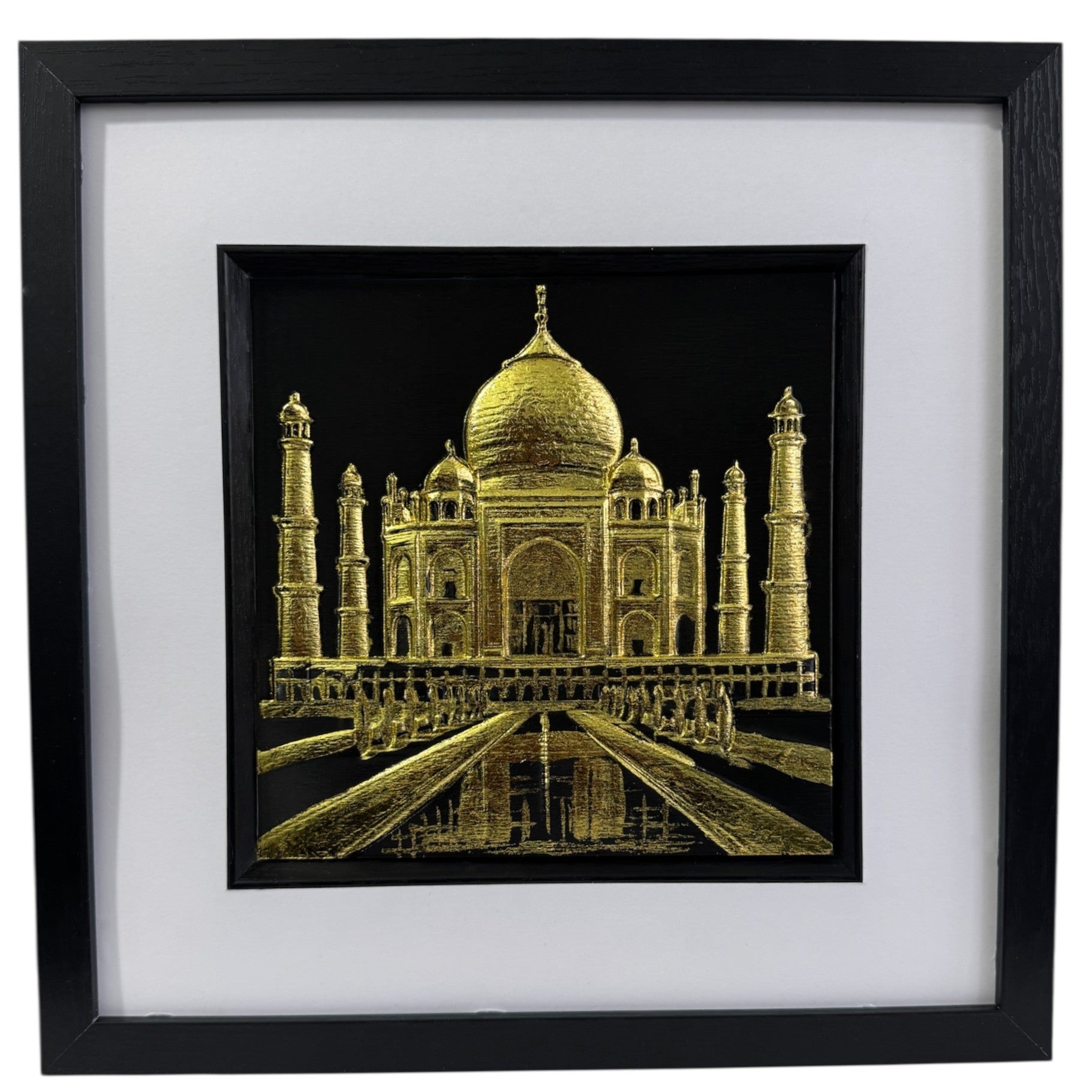 Taj Mahal Wall Art | 3D Framed Architecture Gift